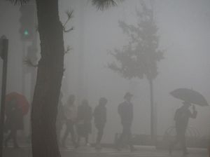 Penampakan Kota Yerusalem yang Berkabut