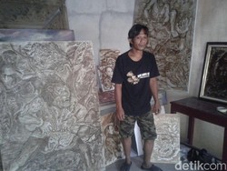 Unik, Pria Asal Ponorogo Ini Melukis dengan Ampas Kopi