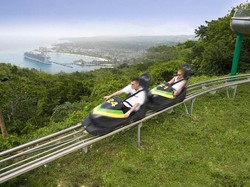 Main Kereta Luncur Salju di Hutan Tropis, Bisa!