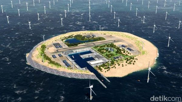 Belanda Bakal Bikin Pulau Kebun Angin Raksasa