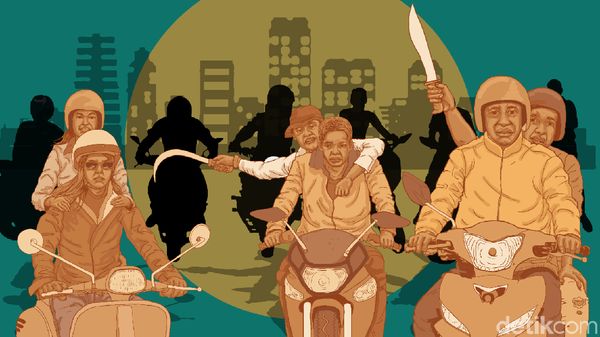 Geger Geng Motor dari Jembatan Mampang hingga Kemang