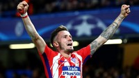 Saul Niguez. Gelandang asal Spanyol ini lahir pada 21 November 1994. Masih setia dengan Atletico Madrid yang juga merupakan tempatnya mulai meniti karier profesional, kendatipun sempat mengenyam pendidikan semasa level junior di Real Madrid. (Foto: Clive Rose/Getty Images)