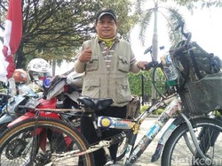 Keliling Indonesia Pakai Sepeda, Ismail Ingin Bertemu Sultan HB