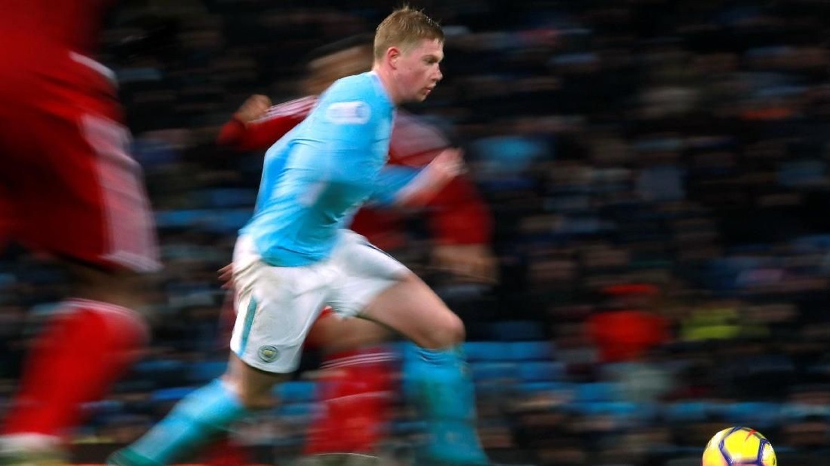 Kevin De Bruyne tampil apik untuk membantu Manchester City mengalahkan Watford (Foto: Jason Cairnduff/Action Images via Reuters)