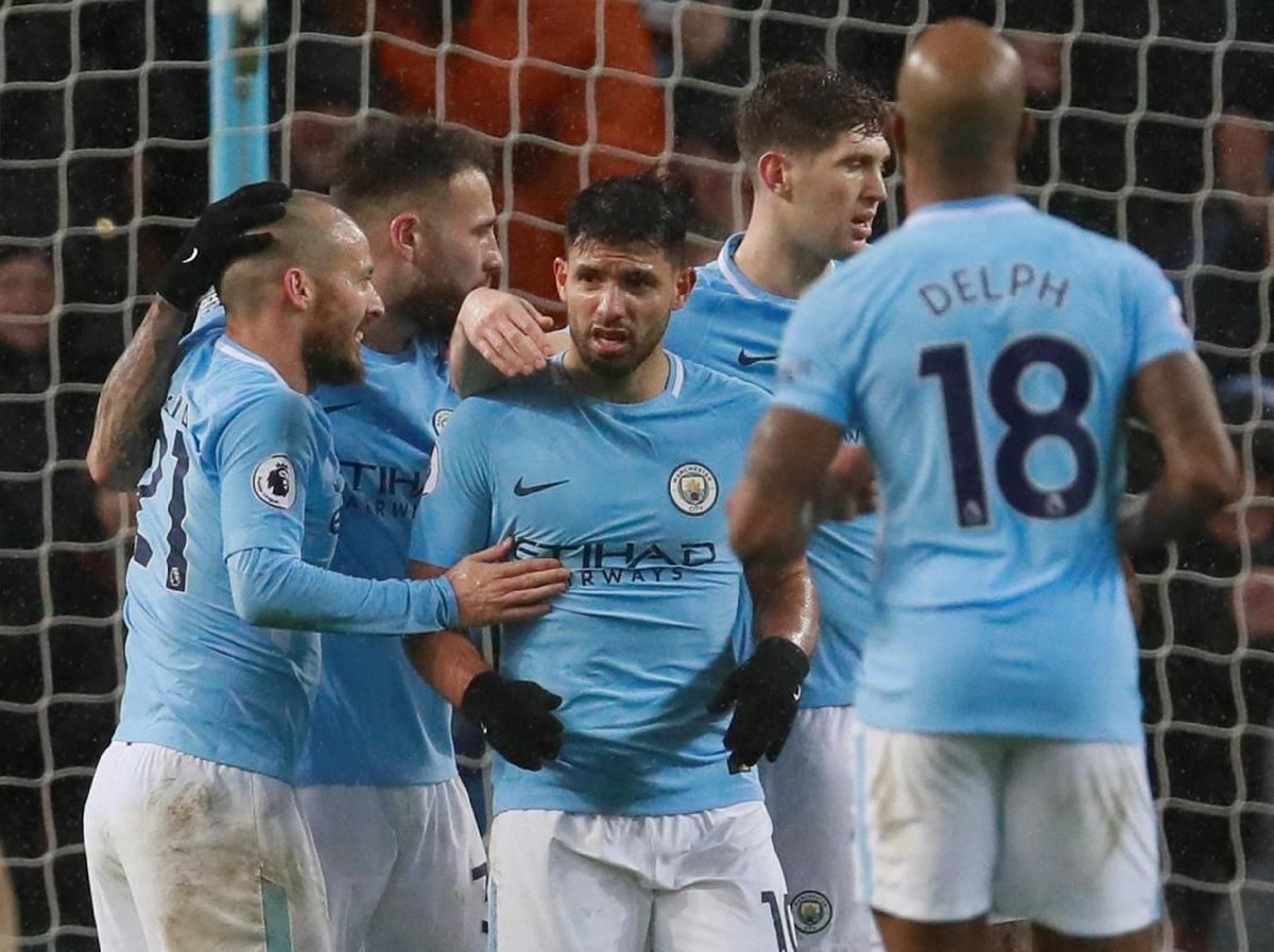 Pemain Manchester City, Sergio Aguero (Foto: Jason Cairnduff/Action Images via Reuters)