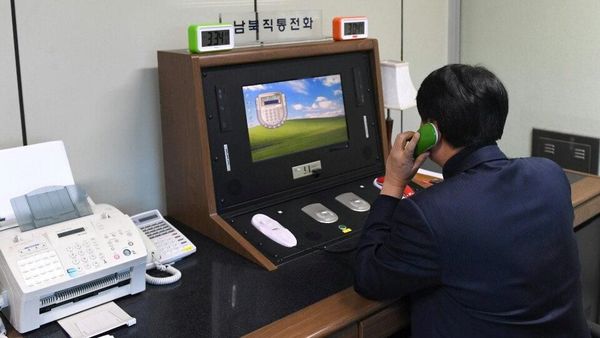 Begini Komunikasi di Perbatasan Korsel-Korut Pasca 2 Tahun Putus