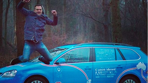 Mengintip Perjalanan Bule Belanda Naik Mobil Listrik