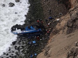 Bus Jatuh dari Tebing di Peru, 36 Orang Tewas