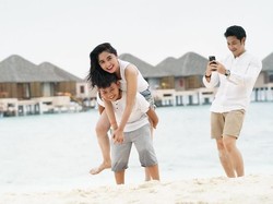 Dewi Persik Liburan ke Maldives, Kamu Kapan?