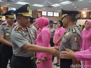Kapolri Naikkan Pangkat 79 Perwira Menengah