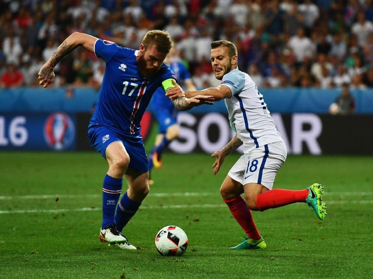 Jack Wilshere saat membela timnas Inggris (Foto: Dan Mullan/Getty Images)