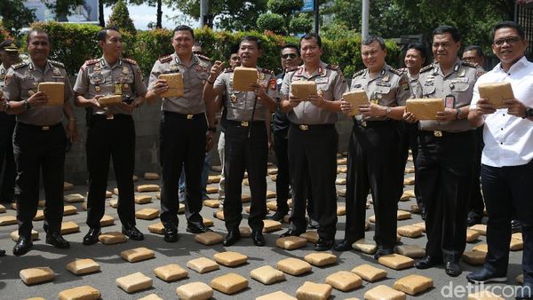 Foto: Ini Ganja 1,3 Ton Asal Aceh