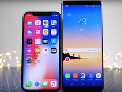 Uji Ketahanan Layar iPhone X vs Galaxy Note 8, Awet Mana?