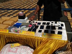 Patrik Pengendali Ganja 1,3 Ton Juga Bisnis Sabu