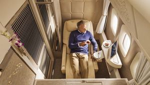 Foto: Kamar Mewah Kabin First Class Emirates