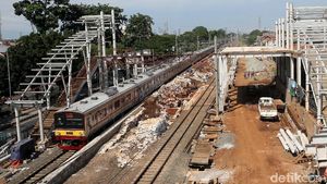 Pelebaran Peron Stasiun Buaran Terus Dikebut