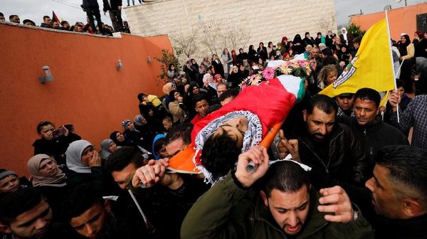 Foto: Haru Pemakaman Remaja Palestina yang Ditembak Tentara Israel