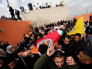 Foto: Haru Pemakaman Remaja Palestina yang Ditembak Tentara Israel