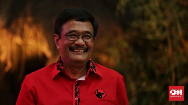 Djarot Saiful Hidayat di Kantor DPP PDIP, Menteng, Jakarta Pusat, Kamis (4/1).