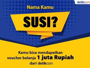 Mbak Susi, Ada Voucher Rp 1 Juta dari detikcom Untukmu