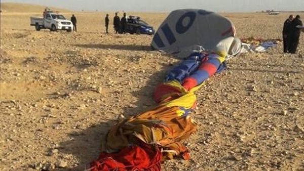 Ini Penampakan Balon Udara yang Jatuh di Mesir