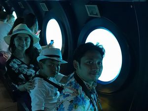 Dewi Persik Naik Kapal Selam di Maldives: Alhamdulillah