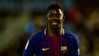 Pemain yang nilainya jatuh adalah Ousmane Dembele. Dia kini ditaksir seharga 80,7 juta euro, turun 57,3 juta euro. (Foto: Miguel Riopa/AFP PHOTO)