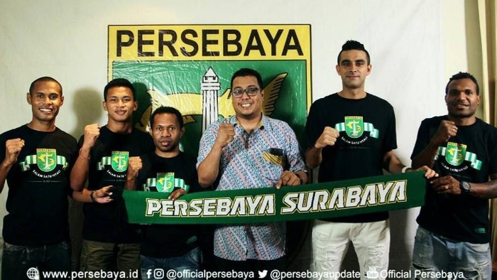 Persebaya Kontrak Lima Pemain Baru