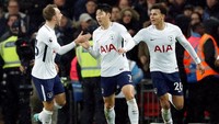 Tapi, Spurs membalasnya dengan gol yang tak kalah indah pada menit ke-84.  Foto: Eddie Keogh/Reuters