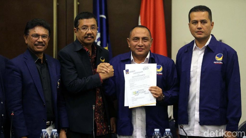 Setelah PKS dan Golkar, Kini Edy Berjaket NasDem Setelah PKS dan Golkar, Kini Edy Berjaket NasDem