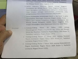 Pemprov Jatim Dorong Pemkab Jember Segera Bahas RAPBD 2018