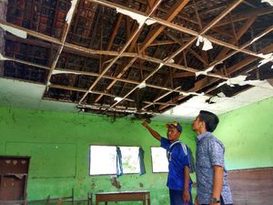 Pak Bupati, Ruang Kelas di SD Sidoarjo Ini Rusak Parah