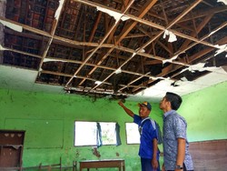 Pak Bupati, Ruang Kelas di SD Sidoarjo Ini Rusak Parah