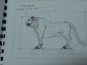 Ini Sketsa Patung Maung Bandung yang Disebut Mirip Anjing Laut Ini Sketsa Patung Maung Bandung yang Disebut Mirip Anjing Laut
