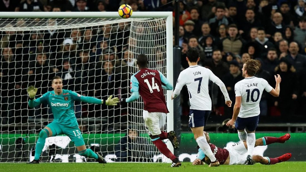 Tottenham Hotspur hanya dapat hasil seri 1-1 melawan West Ham United (Foto: Eddie Keogh/Reuters)