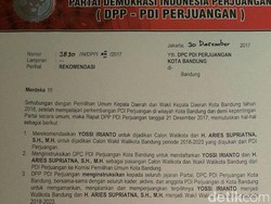 PDIP Pastikan Usung Yossi-Aries di Pilwalkot Bandung