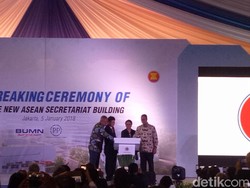 Anies dan Menlu Retno Resmikan Pembangunan Gedung Baru ASEAN