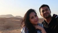 Foto: Gaya Nagita Slavina Liburan di Dubai Pakai Tas Seharga Rp 45 Jutaan