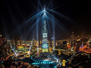 Pertunjukan Cahaya Saat Tahun Baru di Dubai Pecahkan Rekor Dunia