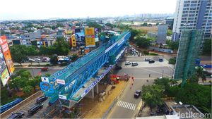 Mau Dipakai Asian Games 2018, Ini Lho Proyek LRT Jakarta