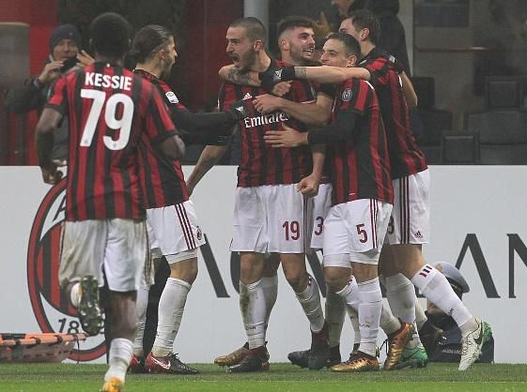 Gol Tunggal Bonucci Menangkan Milan atas Crotone