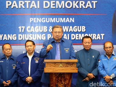SBY Umumkan Cagub-Cawagub yang Diusung Demokrat