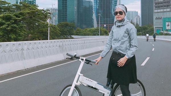 Intip Para Selebgram Hijab Saat Melakukan Olahraga