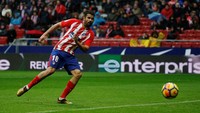 Costa mencetak gol kedua ketika Atletico mengalahkan Getafe 2-0 di Estadio Wanda Metropolitano, Sabtu (6/1/2017). Foto: Javier Barbancho/Reuters