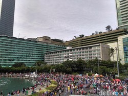 CFD Pertama di 2018, Warga Ibu Kota Ramaikan Bundaran HI