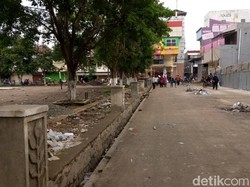PKL Ditertibkan, Begini Suasana Alun-alun Majalaya