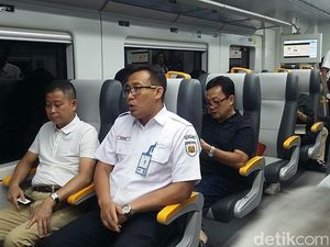 Malam-malam Jonan Jajal Kereta Bandara Soetta