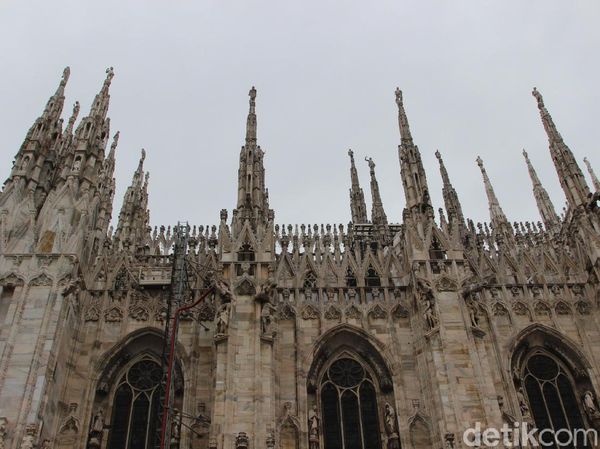 Foto: Katedral Megah Milan yang Dibangun Selama 600 Tahun