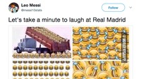 Ada pula akun yang cuma memunculkan emotikon tertawa. Yang sangat banyak, sampai satu truk. (Foto: Screenshot Twitter)
