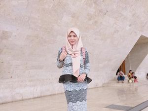 Ketika Hijabers Mualaf Cantik dari Korea Mampir ke Monas